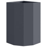 Corner Planter Anthracite 30 x 30 x 50 cm Steel 883677