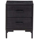 Bedside Cabinets 2 pcs Black 36x30x45 cm Solid Wood Pine 3120339