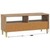 LED TV Cabinet Artisan Oak Engineered Wood 897214