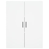 Highboard White 69.5x34x180 cm Engineered Wood 3195803