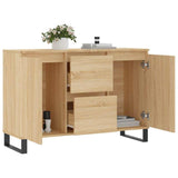 Sideboard Sonoma Oak 101.5x35x70 cm Engineered Wood 827215