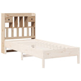 Headboard with Storage 75 cm Solid Wood Pine 855526