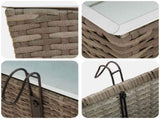 Railing 2 pcs 80 x 17 x 17 cm Metal 42026970
