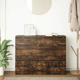 Sideboard Smoked Oak 100x35x76 cm Engineered Wood 3328502
