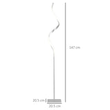 Dimmable Floor Lamp for Living Room, Modern Spiral Standing Lamp with 3 Adjustable Brightness and T3398P376737