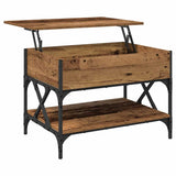 Coffee Table Old Wood 70 x 50 x 50 cm Engineered Wood 883038