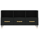 TV Cabinet Black 102x36x50 cm Engineered Wood 829013