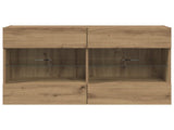 TV Wall Cabinet Artisan Oak 98.5 x 30 x 60.5 cm Engineered Wood 8000986