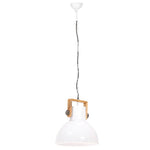 Industrial Hanging Lamp 25 W White Round 40 cm E27 320538