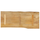Table Top 100x40x2.5 cm Live Edge Solid Wood Mango 370708