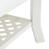Coffee Table White Plastic 90x60x46 cm Durable Coffee Table 48793