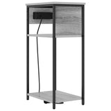 Bedside Cabinet Grey Sonoma 41 x 28 x 76 cm Engineered Wood 859578