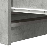 Sideboard Concrete Grey 80x35x76 cm Engineered Wood 861736