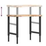 Workbench 80x60x cm Solid Wood Acacia Rectangular 3309690
