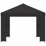 Gazebo 3 x 3 m Anthracite Polyester and Steel 190 gsm 900351