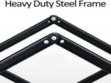 NEW 5" Rubber Wheel Heavy Duty Foldable Garden Trolley Cart Wagon for Camping Garden UK-black 12106886