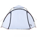 ZNTS Camping Tent Dome 3-Person White Blackout Fabric Quick Release 4004229