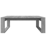 ZNTS Coffee Table Grey Sonoma 100x100x35 cm Engineered Wood 816000