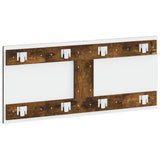 Wall-Mounted Headboard DELFT Smoked Oak Engineered Wood 897190