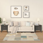 ZNTS Side Tables 2 pcs Grey 40x40x39 cm Solid Wood Pine 813789