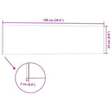 3D Wall Panels 14 pcs Light Grey 100x25 cm EPS 4008553