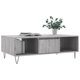 Coffee Table Grey Sonoma 104x60x35 cm Engineered Wood 827090