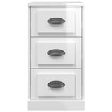 Sideboard High Gloss White 36x35,5x67,5 cm Engineered Wood 816218
