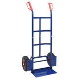 Extendable Hand Trolley Blue and Red 57 x 46 x 113 cm Steel 4019014