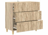 Drawer Cabinet Sonoma Oak 66 x 34.5 x 90 cm Engineered Wood 895067