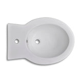Stand Toilet & Bidet Set White Ceramic 270059