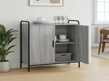 Sideboard Grey Sonoma 73 x 33 x 81 cm Engineered Wood 8013815