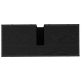 Bathroom Furniture Set 4 pcs Black Oak Engineered Wood 3402356