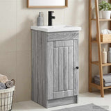 Bathroom Vanity with Sink Grey Sonoma 42 x 40 x 84.5 cm 890030