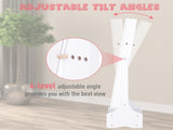 Jewellery Cabinet led, mirroir Cabinet Armoire Floor Standing Flip-over Makeup Shelf Organizer T3398P329553