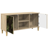 TV Cabinet ELBURG 102 x 33 x 50 cm Sonoma Engineered Wood 8007033