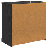 Sideboards 2 pcs Black Oak 70 x 35.5 x 67.5 cm Engineered Wood 3402667