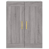 Highboard Grey Sonoma 69,5x34x180 cm Engineered Wood 3199679