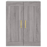 Highboard Grey Sonoma 69.5x34x180 cm Engineered Wood 3199871
