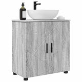 Bathroom Cabinet with Storage Grey Sonoma 61 x 35 x 64 cm 883290