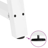 Coffee Table Legs A-Shaped 2 pcs White 70x cm Steel 4012825