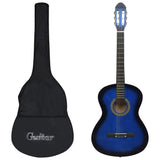 Classical Guitar for Beginner with Bag Blue 4/4 39" 3055599