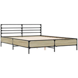 Bed Frame without Mattress Sonoma Oak 160x200 cm 3280053