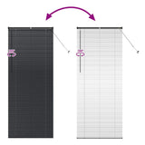 Venetian Blinds Height Adjustable Black 220 x 90 cm Aluminium 42006170