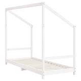Kids Bed Frame White 80x200 cm Solid Wood Pine 835701