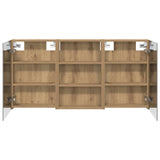 Bathroom Cabinet Set 3 pcs 120 x 10.5 x 60.5 cm Engineered wood 3403735