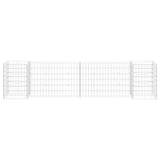 H-Shaped Gabion Planter Steel Wire 260x40x60 cm 145659