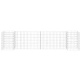 H-Shaped Gabion Planter Steel Wire 260x40x60 cm 145659