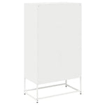 ZNTS Highboard White 68x39x123 cm Steel 853355