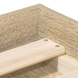 Bed Frame without Mattress Sonoma Oak 140x190 cm 3203903