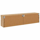 TV Wall Cabinets with LED 2 pcs Artisan Oak 80 x 30 x 40 cm 882980